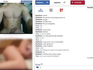 Playing With A Fit Spanish Guy On Chatroulette