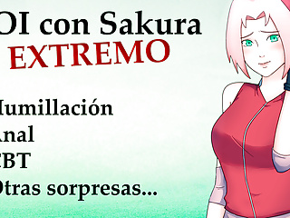 Spanish Joi Extremo Con Sakura. Anal, Humillacion, Etc… free video