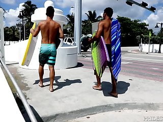 Dylanlucas Latino Surfer Hunk Tops His Buddy In Cabana free video