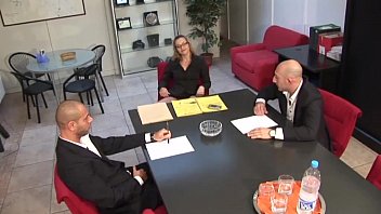 Carrer Woman In High Heels Banged By Colleagues In A Business Meeting free video
