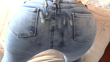 I Receive Big Cumshots In My Hairy Pussy And In My Ass With My Jeans On free video