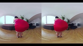 Czech Vr 345 - Hot Slut In Tight Red Dress Riding Cock free video