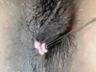 Enjoying Intense Orgasm With My Tiny Dildo On Hairy Pussy free video