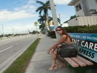 Sequoia Redd Is Picked Up From A Bench And Slammed Hard By A Big Dick free video