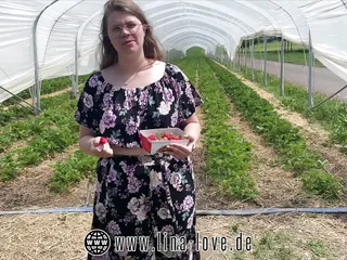 Slut?!? Let The Farmer Fuck And Creampie For A Few Strawberries