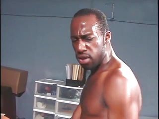 Black Dude Cums On A Light Skinned Black Man's Face