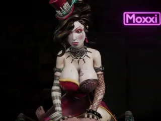 Moxxi Goes From A Titty Fuck To Riding Cowgirl free video